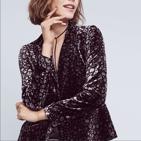 Anthropologie Jackets & Blazers - Velvet Lumi Blazer ❄️ elevenses for Anthropologie
